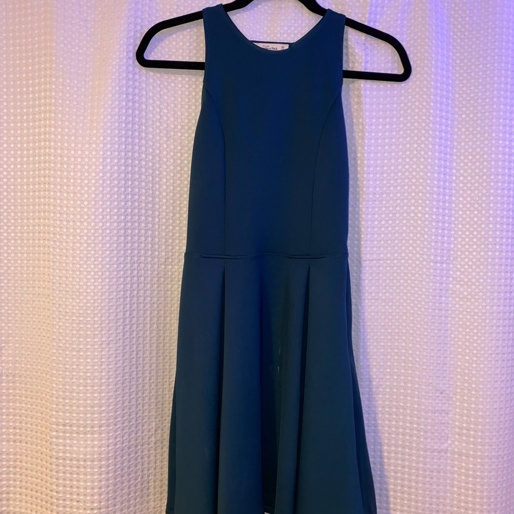 Abercrombie and Fitch Teal Skater Dress